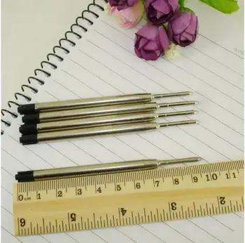 

[4Y4A] 50pcs/lot Metal Cartridge gel G2 refill Sign refills Standard size 0.99mm Stationery Accessories Pen Parts