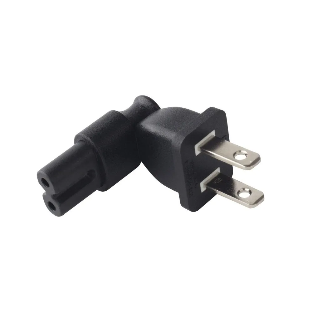 LBSC AC Plug power Adaptador 2 Prong Right Angle Plug Adapterin