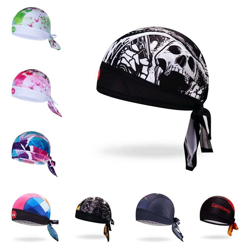 Велосипедная Кепка, головной шарф для мужчин и женщин, велосипедная шапка для горного велосипеда, Спортивная бандана для бега, головной платок Ciclismo, Пиратская шапка, головная повязка с черепом