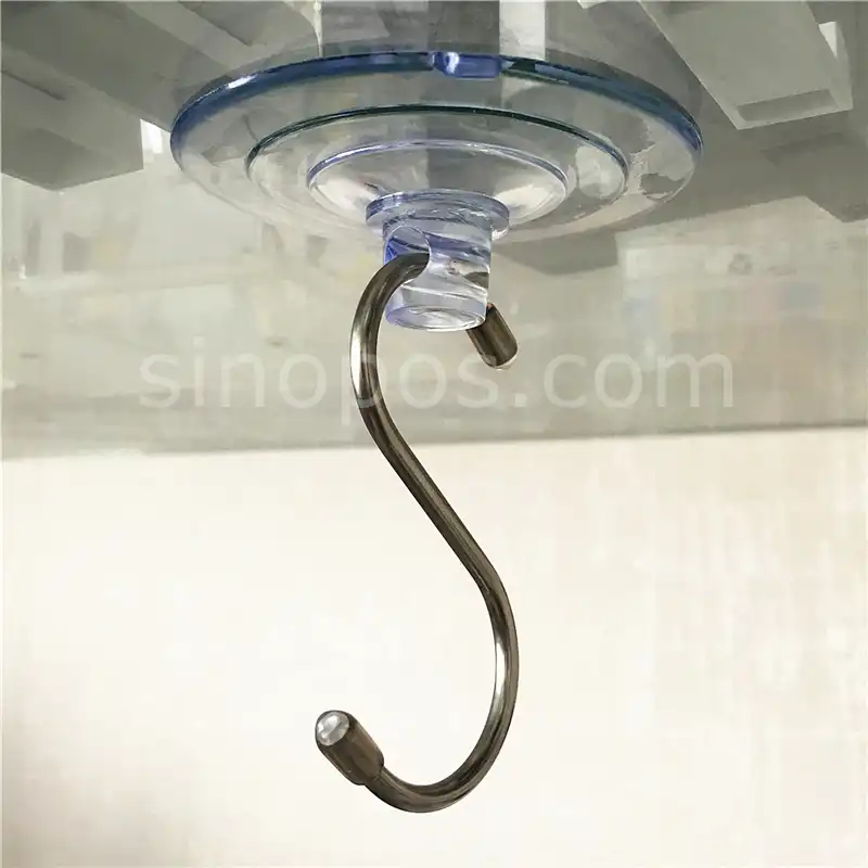 Large Suction Cup With Side Pilot Hole Big Heavy Duty Window Glass Wall Mount Refrigerator Door Tag Sign Holder Display Ers