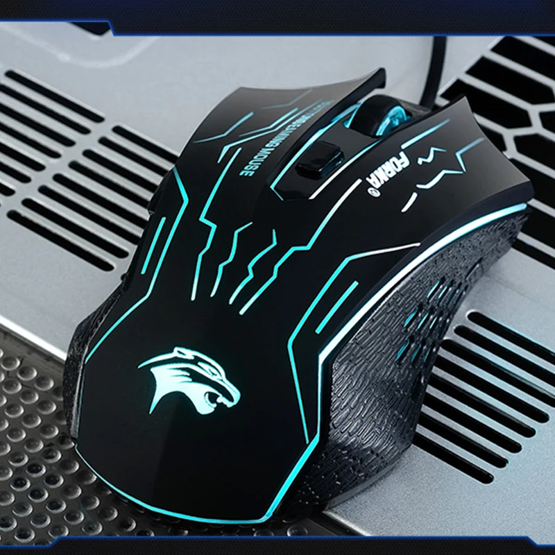  Proffessional Gaming Mouse Super 8D 6800DPI AND Silent Click Wired Gaming Mouse 6D 3200DPI Ajustabl