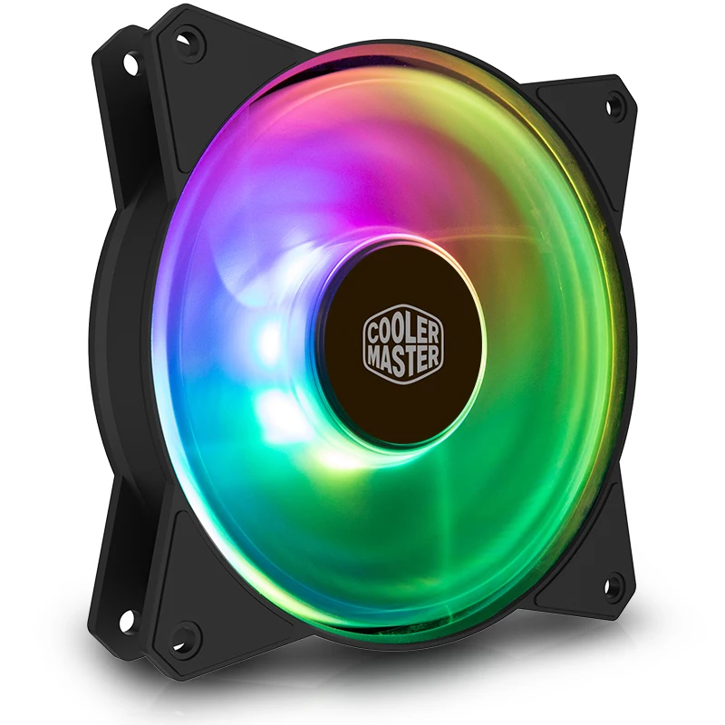 Кулер Мастер MF120 ARGB 12 см RGB 5 V/3PIN компьютер чехол тихий PWM Fan PC радиатор Процессор радиатор водяного охлаждения 120 мм заменяет вентиляторы