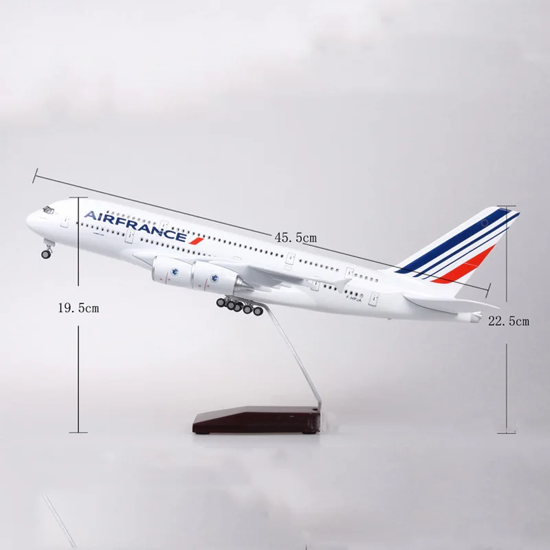 1/160 масштабная модель полученная литьем под давлением самолет Airbus A380 Air Франция
