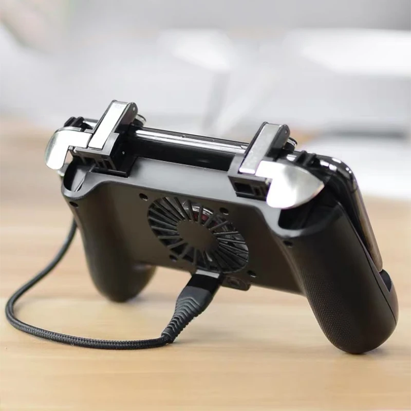  Mobile Game Controller PUBG Gamepad Trigger Aim Button L1R1 Shooter Joystick For IPhone Gaming Pad 