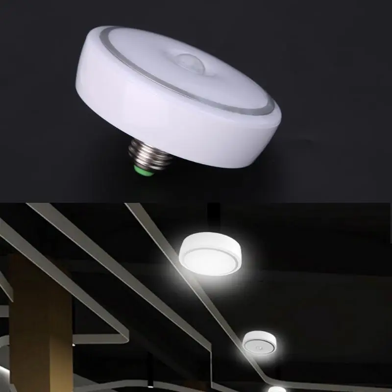 

PIR Motion Sensor Lamp E27 AC85~265V Led Bulb 12W PIR Infrared Motion Sensor Modern Aluminium PC LED Home Ceiling Light Lamp