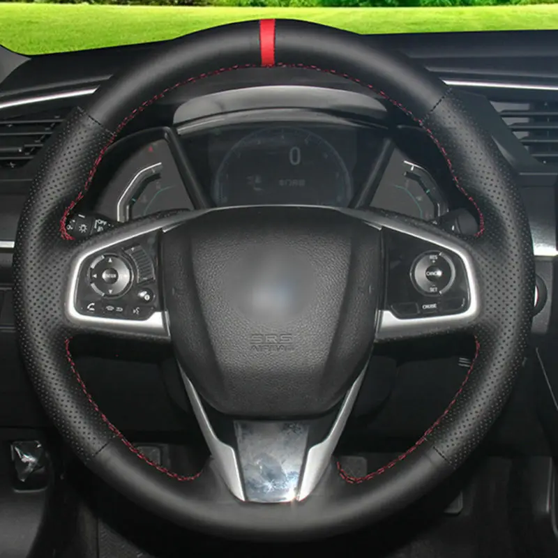 

Кожаный чехол на руль для Honda Civic/CRV 2016-18
