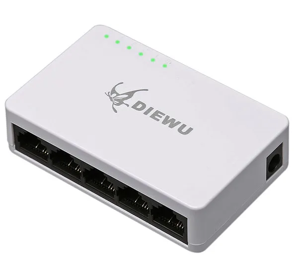mini 5 Ports 10/100Mbps Fast RJ45 Switcherin Network Switches