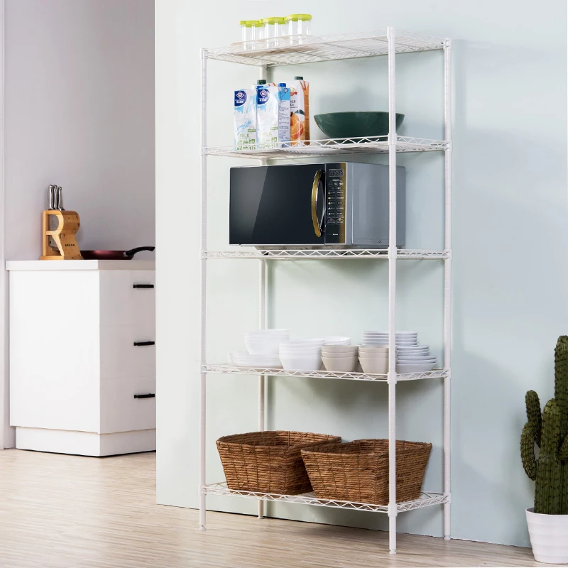

New DIY Five Layer Multi-function Storage Rack Shelf Cosmetic Organizer For The Office Kitchen Garage Holders Accessories