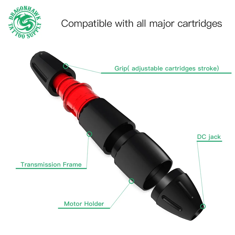 Новая профессиональная татуировка ручка пистолет матовая роторная татуировка машина для картриджа иглы татуировки Поставки