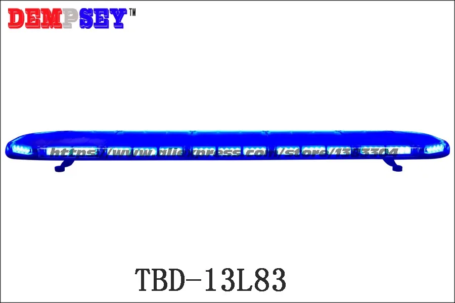 Top TBD-13L83 High quality super bright 1.8M LED Blue lightbar,Car Roof Flash Strobe lightbar,Police/Ambulance/emergency lightbar 0