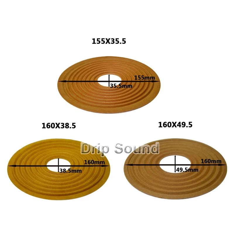 2 шт. 155x35,5/160x38,5/160x49,5 мм эластичный волна сабвуфер динамика колонки с низкими басами ремонт Spider гаситель