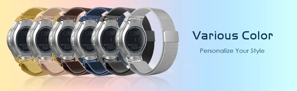 Adapter for Samsung Gear S2 RM-720 metal watchband connector Replaceable Connector Adapter Connect 20mm For Samsung Watch strap