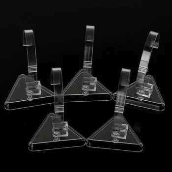 

5x Clear C-Model Watch Bracelet Bangle Showing Display Holder Stand Rack Station