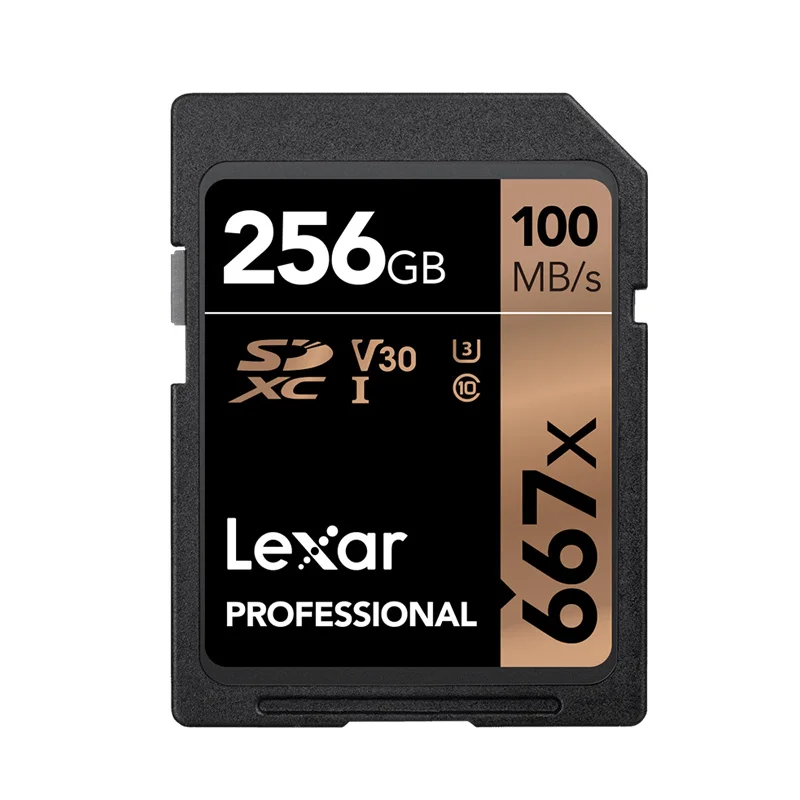 New Lexar SD Memory Flash Card 256GB SDXC U3 UHS I Cards 100MB s Class 10 3