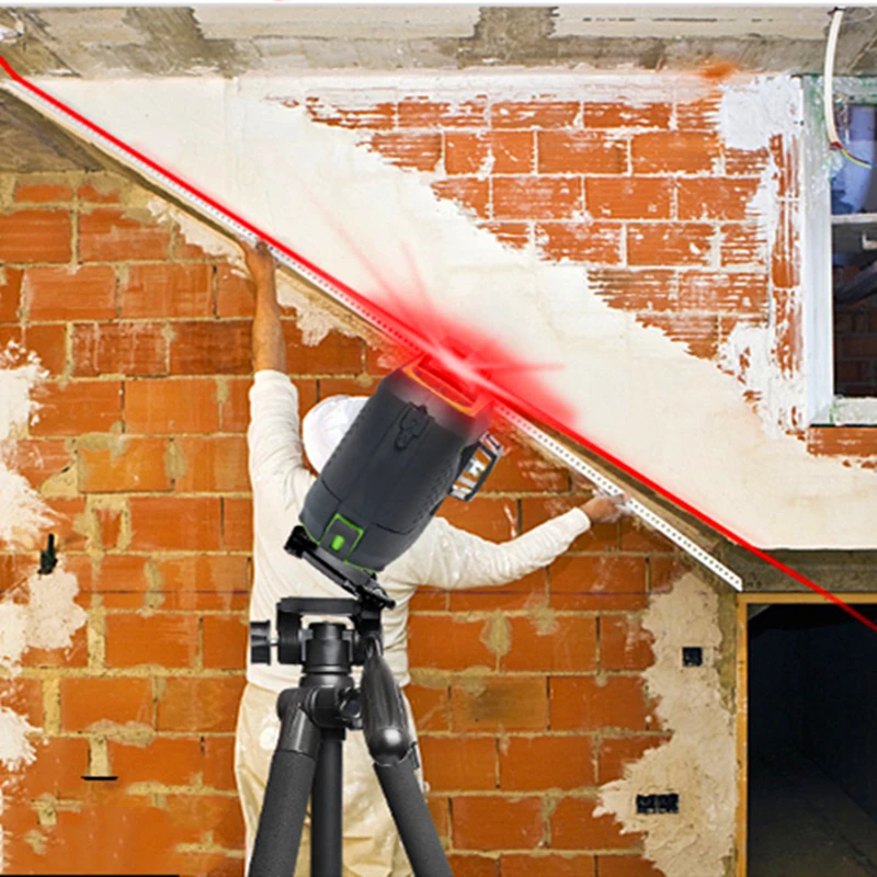 Huepar 12 Lines 3D Cross Laser Level Self-Leveling 360 Horizontal And Vertical Cross Super Powerful Red Laser Beam Line Huepar 12 Lines 3D Cross Laser Level Self-Leveling 360 Horizontal And Vertical Cross Super Powerful Red Laser Beam Line