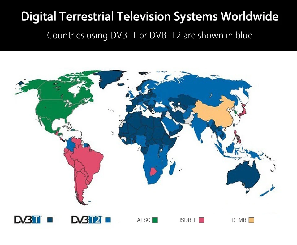 Digital Terrestrial Television Systems Worldwide 2
