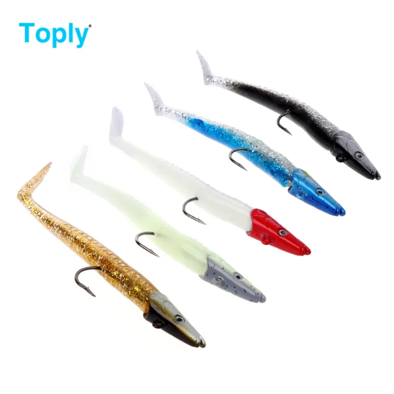  Toply 11cm 22g Fishing Lures Lead Head Deep Swim Minnow Lure Floating Soft Head Baits
