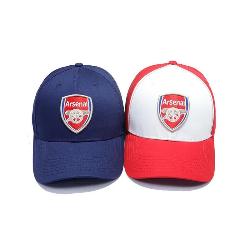 

World Football Club Embroidered Baseball Cap Soccer Team Logo Adjustable Cap for Soccer Fans(F.C Arsenal)