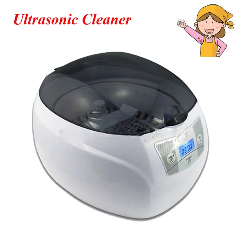 

1pc Digital 110/220V Ultrasonic Cleaner for Jewelry Bath Display Household 750ml 50W LED Lighting JP-900S