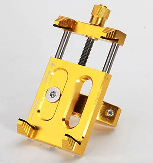 Aluminum alloy bicycle motorcycle metal mountain bike mobile phone bracket for Kawasaki Z1000 ZX10R ZX12R ZX6R ZX636R ZX6RR - Название цвета: Gold