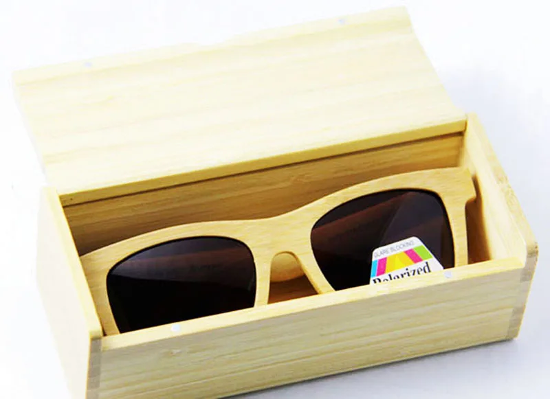 Light wood box.