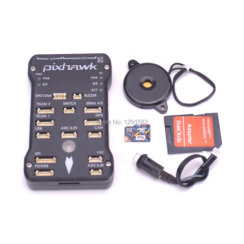 

Pixhawk PX4 2.4.7 ( upgrated 2.4.6) PX4 Autopilot Flight Controller 4G TF Card Buzzer Safe Switch for RC Quadcopter Multicopter
