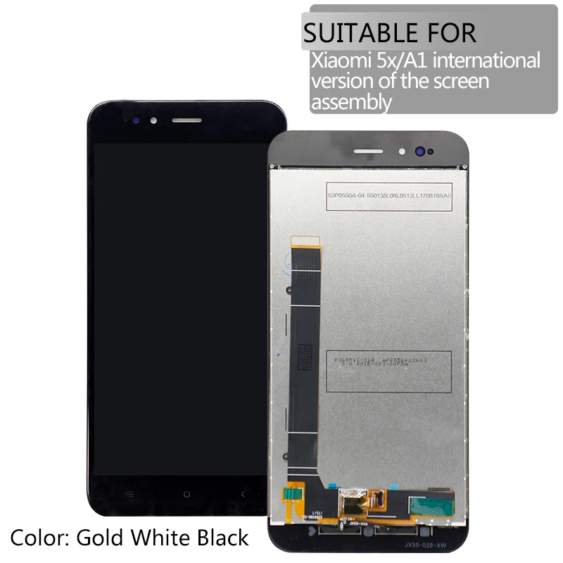  LCD Display Touch Screen with Frame For Xiaomi Mi 5X Mi A1 5.5'' Mi5X MiA1 4GB 32GB 64GB Replacemen