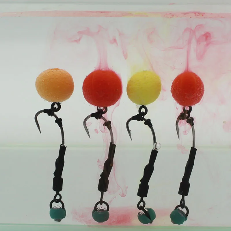 12/15PCS Carp Fishing Bait Foam Pop Up Carp Boilies Hair Rig Hookbait Artificial Pop Corn Method Feeder Carp Fishing