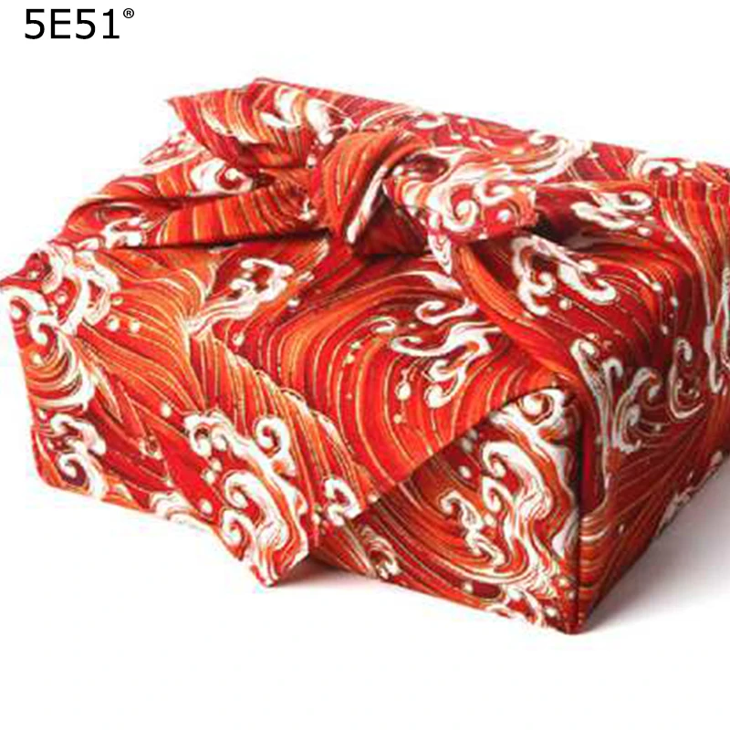 

Japanese style Wrap the cloth furoshiki one side print/ Japan classic tradition wave printed /Many Uses