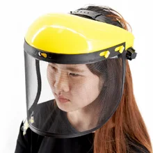 Защитная маска для шлема режущая трава защитный экран черная проволочная сетка бензопила кусторез лесная косилка защитная маска для лица