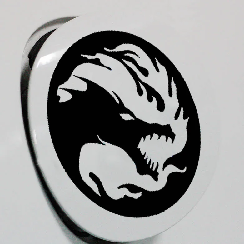 

XGS DECAL Car decals dragon head ii 12 x 12 cm car motorcycle truck ebike reflective waterproof vinyl stickers