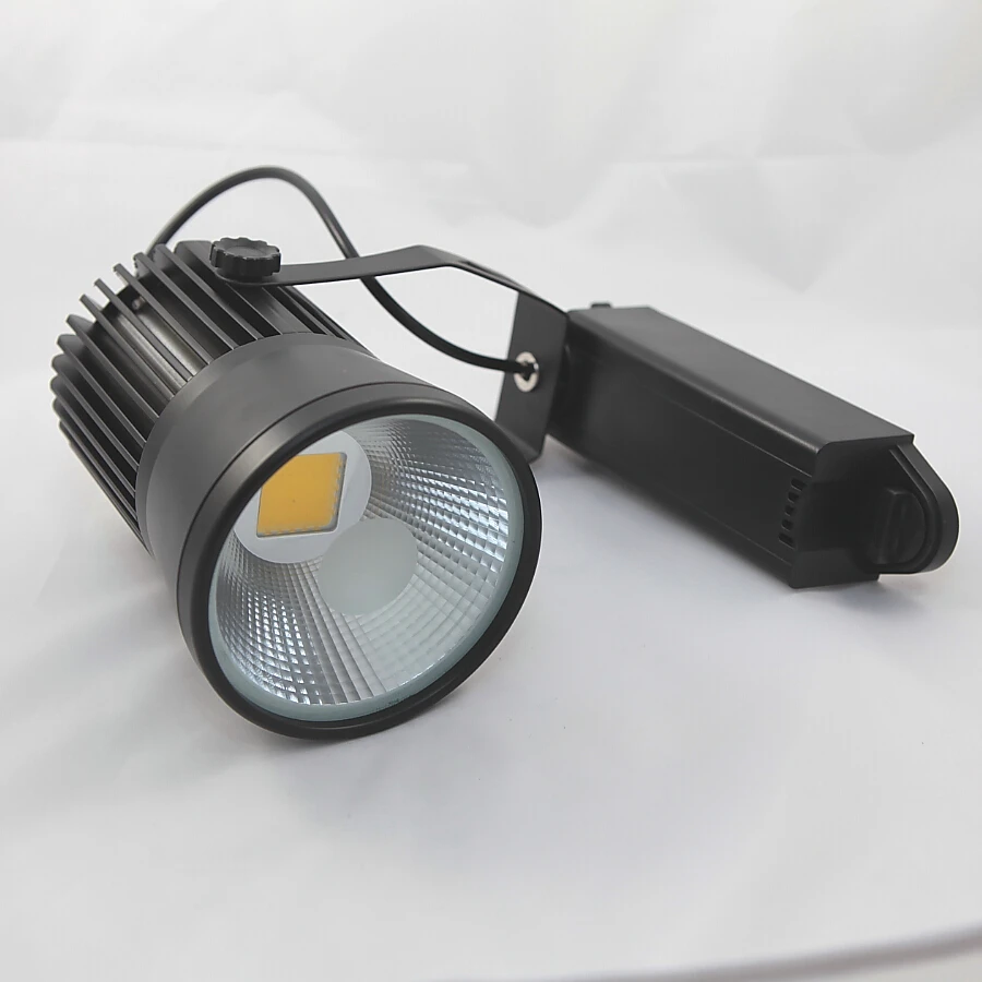 Faixa de Luz Led para Iluminação de Interior Ac85-265v para Uso Ondenn Led Fios 1 Fase Levou Teto Holofotes Lâmpadas Doméstico Comercial 2 30 w Cob 2 Luzes e Iluminação