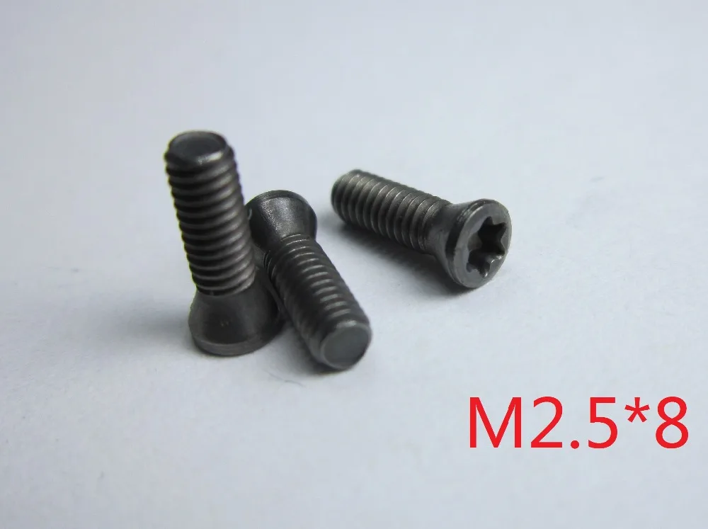 50pcs M2 x 5mm Insert Torx Screw for Carbide Inserts Lathe Tool & Screwdriver 
