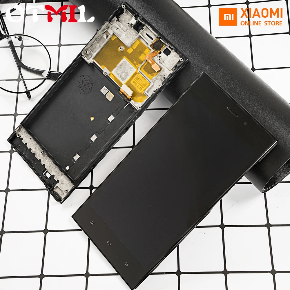 

TDS-CDMA WCDMA Original 5.0'' LCD For XIAOMI Mi3 LCD Display Touch Screen Frame For Xiaomi Mi 3 LCD M3 LCD Display Replacement