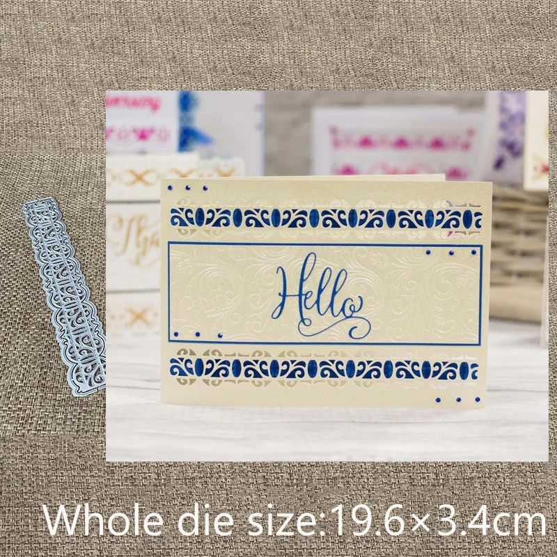 

New Design Craft Metal Cutting Die die cuts wavy lace edge decoration scrapbook Album Paper Card Craft Embossing die cuts
