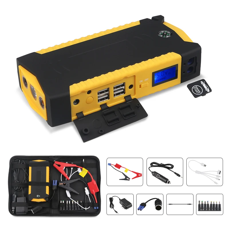  ADPOW Auto Starting Device Portable Car Jump Starter Power Bank 12v 68000mAH 600A Emergency Car Bat