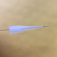 100 шт стерильные для перманентного макияжа бровей губ 1R иглы для татуажа одноразовые перманентные иглы для макияжа бровей колпачки