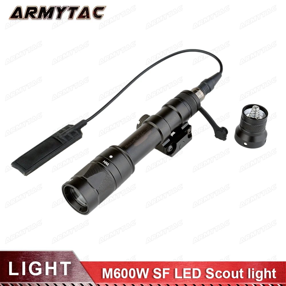 

Tactical M600W Scout light LED Weapon Flashlight Full New Version Tactical Flashlight For Gun AND WARGAME