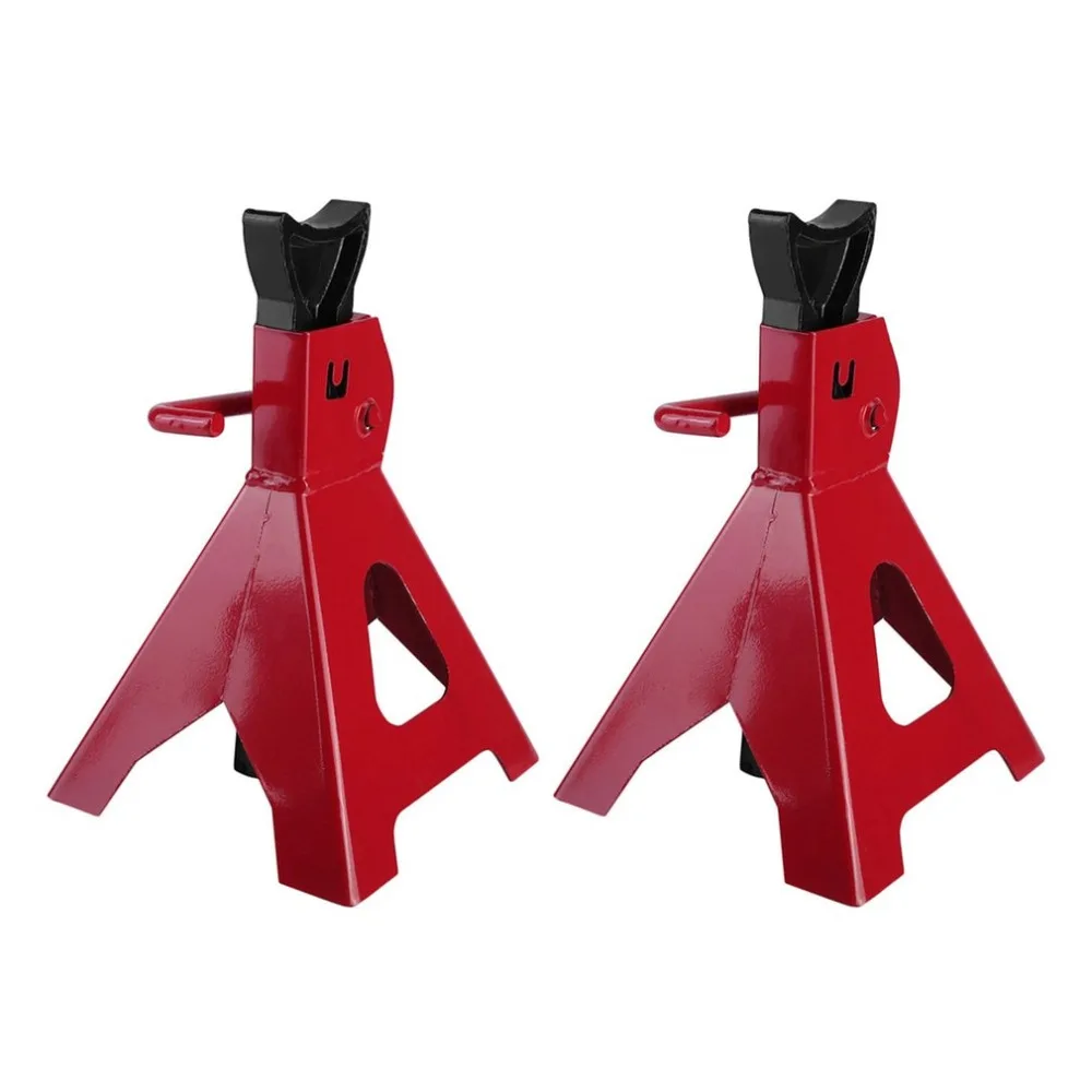 Car Jack Stand Durable 3 Ton Axle Stands Pair Ratchet Adjustable Lift