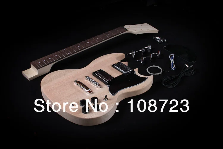 

SG Style Electric Guitar Kit With Mahogany body Set in Neck Luthier