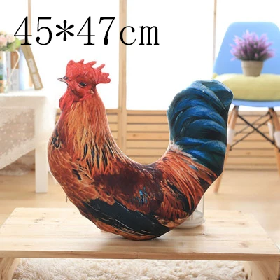 Stuffed Toys For Children Stuffing Large Girl Doll Cute Soft Toy Sleeping Home Pillow Stuffed Toy Chicken Cushion Cock Hen Chick - Color: Cock