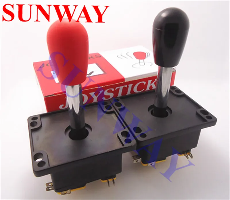 

8 way Spanish style Joystick Black/red balltop with zippy microswitch for arcade game machine parts