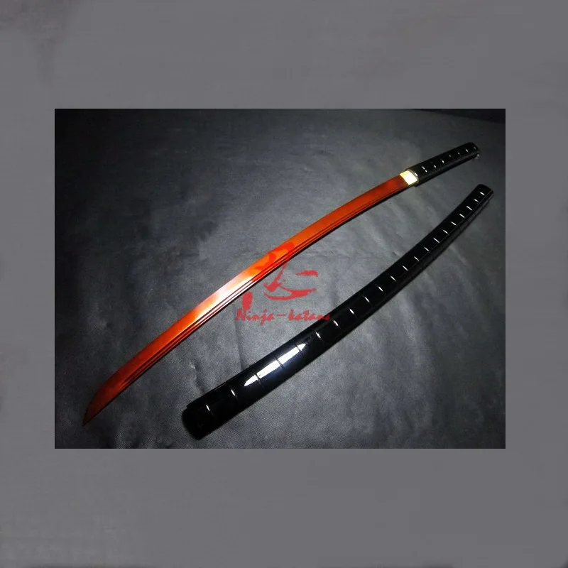 

9260 spring steel shirasaya katana sharpened bamboo body sharp sword