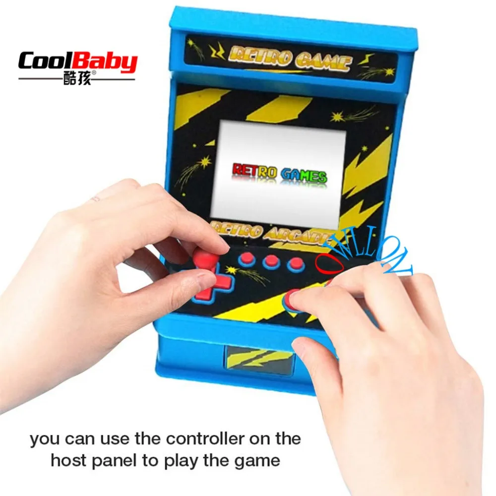 

Mini Arcade Handheld Retro Video Game Player Console with 256 Classic Games Gameboy with Extra Joystick Portable Controller 2 P