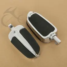 TCMT Motocicleta Universal 10mm Macho Mount-estilo FootPegs Footrest Para Harley Electra Glide Dyna Super Glide Rua Bob EFI FXDBI