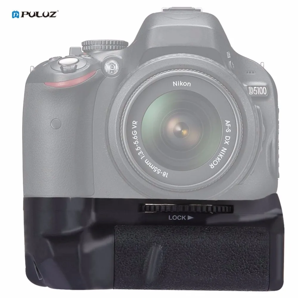 PULUZ Vertical Camera Battery Grip Ergonomics Battery Holder for Nikon
