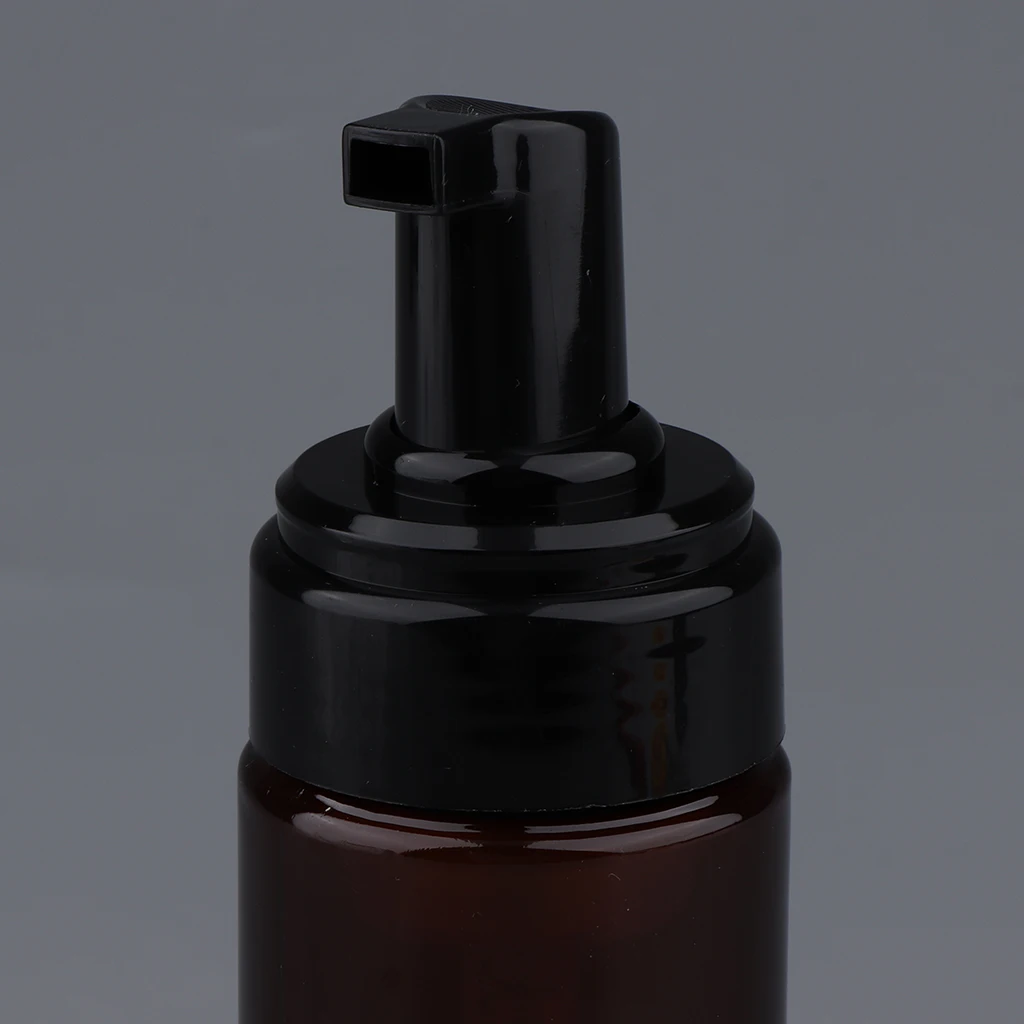 2pcs Foaming Soap Dispenser Amber Bottle Makeup Cosmetic Pump Bottles 150ml Brown