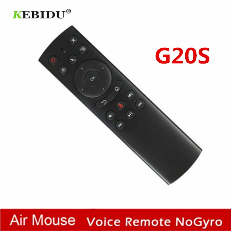 

KEBIDU G20 remote control 2.4G Wireless Air Mouse Gyro Voice Control Sensing Universal Remote control IR Learning For PC Android
