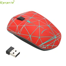 CARPRIE 2,4G Беспроводной 3 кнопки светодиодный оптическая Профессиональный Pro Мышь Gamer мыши Mute Эргономика игры Мышь для портативных ПК