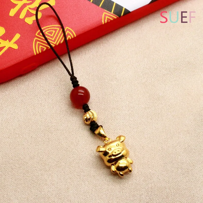 SUEF Cute baby pig pendant for mobile phone chain Removable cord accessories for iphone 6 SUEF Cute baby pig pendant for mobile phone chain Removable cord accessories for iphone 6